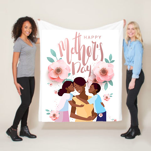 Custom mothers day online blanket