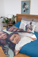 
              Custom Blanket with Photos Collage – Personalized Blanket with Photo Comfortable Blanket – Use Photos from Wedding, Birthday, Pets, Children
            